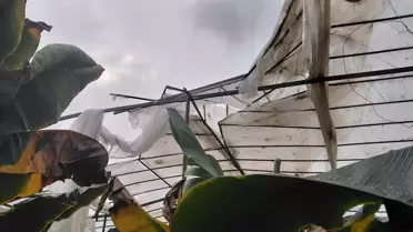 Mersin'de Fırtına ve Hortum Zarar Verdi