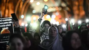 Mescid-i Aksa'nın İsrail tarafından kapalı tutulması başkentte protesto edildi