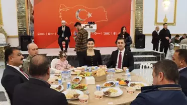 Midyat'ta şehit ve gazi yakınları için iftar programı düzenlendi