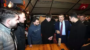 Bakan Tekin Erzurum'da Gençlerle Buluştu