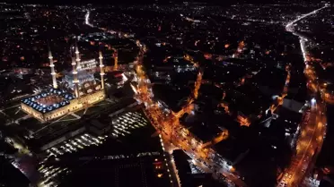 Selimiye Camisi'nde Yenilenen Aydınlatma