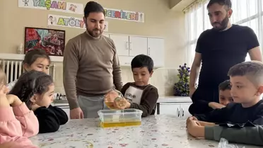 Öğrencilerden Annelerine Atık Yağ Sabunu