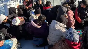 Muğla'da 44 Düzensiz Göçmen Kurtarıldı