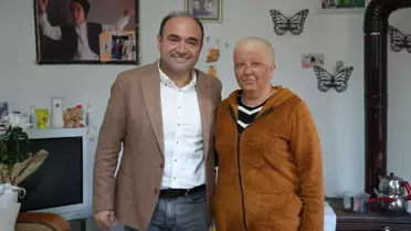 Başkan Akdenizli'den Kanser Hastasına Moral Ziyareti