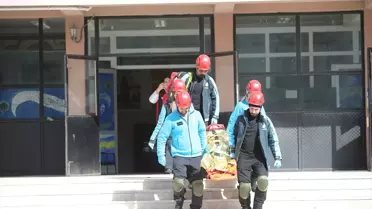 Menteşe'de Deprem Tatbikatı Gerçekleştirildi