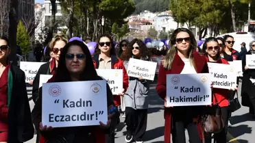 Muğla'da Kadınlar Günü Yürüyüşü