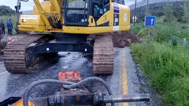 Milas'ta Köprü Çöktü