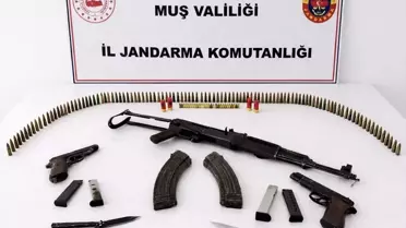Muş'ta Silah Operasyonu