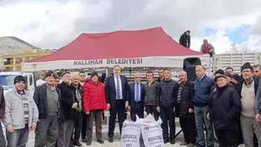 Nallıhan'dan Çiftçilere Tohum Desteği