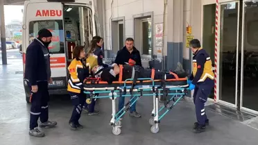 Nazilli'de İşçi Çatıdan Düştü