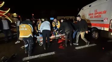 Nevşehir'de Motosiklet ve Otomobil Kazası