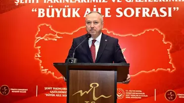 Nevşehir'de şehit aileleri ve gaziler için iftar programı düzenlendi