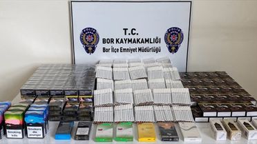 Niğde'de 3 bin 680 Dolu Makaron Ele Geçirildi