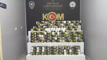 Niğde'de Kaçak Sigara Operasyonu