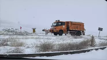 Niğde'de Kar Yağışı Etkili