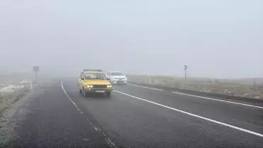 Niğde'de Sis Ulaşımı Olumsuz Etkiliyor