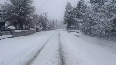 Çamiçi Yaylası Beyaza Büründü