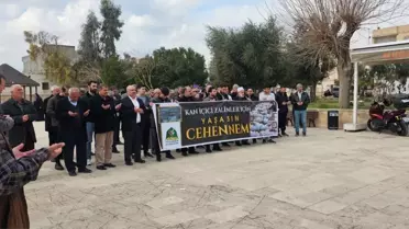 Nusaybin'de ABD ve İsrail'e Protesto