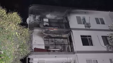 Ödemiş'te Yangın: İki Daire Hasar Gördü