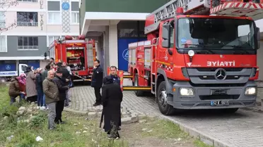 Ünye'de Apartman Yangını