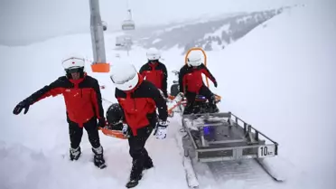 Çambaşı Kayak Merkezi'nde JAK Timinden 128 Müdahale