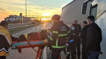 Ünye'de Otobüs ve Tır Çarpıştı: 4 Yaralı