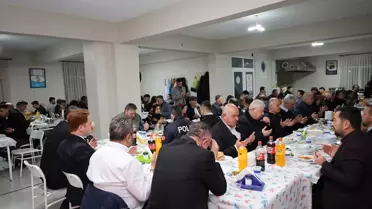 Orta'da şehit yakınları ile gaziler iftar sofrasında buluştu