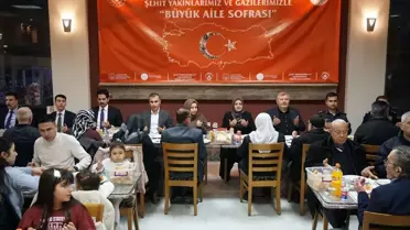 Osmancık'ta şehit aileleri ve gaziler 'Büyük Aile Sofrası'nda buluştu