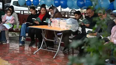 Kadirli'de Yağmurda Kitap Okuma Etkinliği