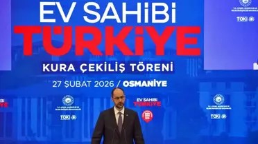 Osmaniye'de 2990 Konut Kura Töreni