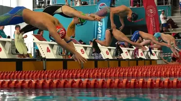 Sakarya'da Paletli Yüzme Şampiyonası Tamamlandı