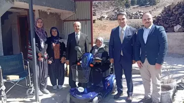 Ayşe Körkün'e Akülü Sandalye Hediye Edildi