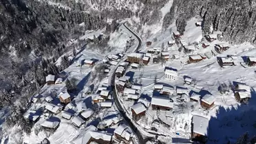 Ayder Yaylası'nda Kar Manzaraları