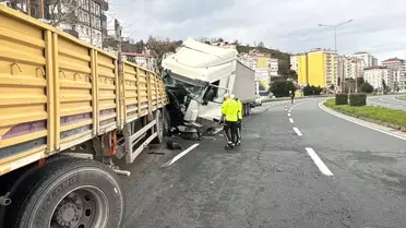Rize'de Tır Kazası: 4 Yaralı