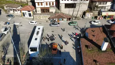 Safranbolu'da Hafta Sonu Turist Yoğunluğu
