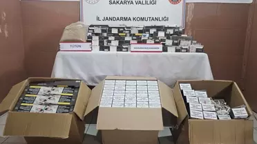 Sakarya'da Kaçak Makaron Operasyonu