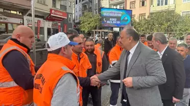 İşçiler Zam için Başkan’a Teşekkür Etti