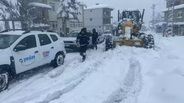 Salıpazarı'nda Ulaşım Kar Engeliyle Zorlaştı