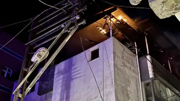 Samsun'da Yangın: Bir Yaralı