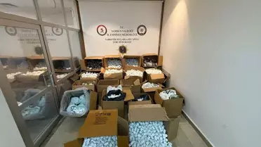 Samsun'da Uyuşturucu Operasyonu: 421 Bin Hap Ele Geçirildi