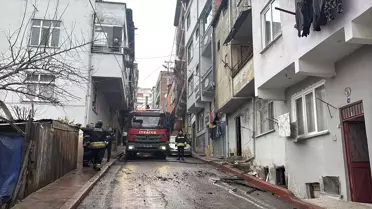 Samsun'da Ev Yangını Söndürüldü