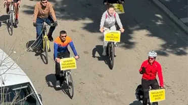 Samsun'da Bisikletli Farkındalık Etkinliği