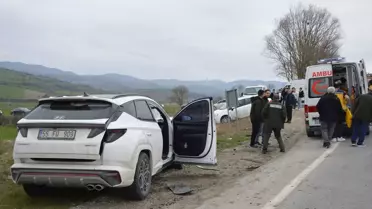 Havza'da Trafik Kazası: 5 Yaralı