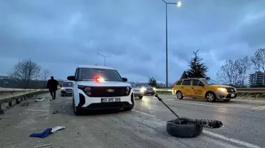 Samsun'da Freni Boşalan Tır Kazası