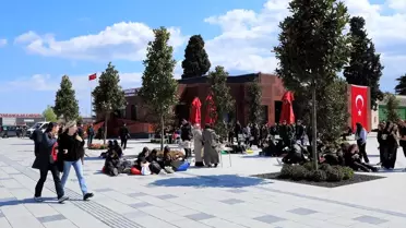 Samsun'da Açık Havada Kitap Okuma Etkinliği