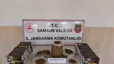 Samsun'da Kaçak Tütün ve Silah Operasyonu
