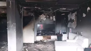 Samsun'da Yangın: Komşusuna Kızan Kişi Evini Ateşe Verdi