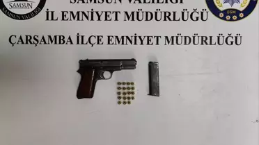 Samsun'da Silahlı Yaralama Şüphelisi Yakalandı