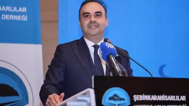 Sanayi ve Teknoloji Bakanı Kacır, Şebinkarahisarlılar Yardımlaşma Derneği'nin iftar programında konuştu Açıklaması