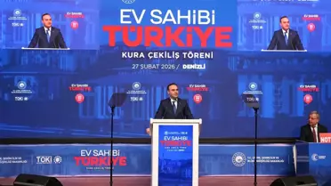 Sanayi ve Teknoloji Bakanı Kacır, Denizli'de 'Yüzyılın Konut Projesi' kura çekiminde konuştu Açıklaması